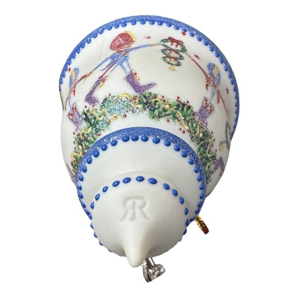 Rhyn Rivet Fine Porcelain Hand Painted Holiday 3 Toy Soldier Glitter Ornament - Picture 3 of 7